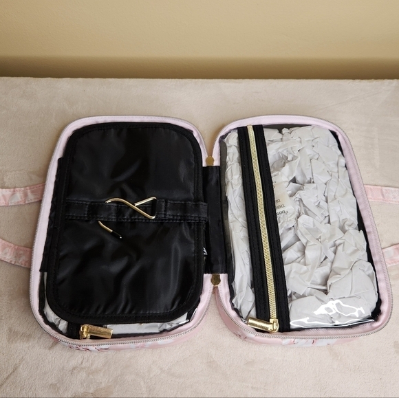 NEW Yumi Kim Wanderlust Travel Hanging Train Case Make Up Bag French Ros… - Picture 4 of 8